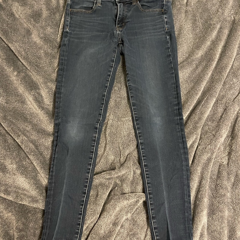 American Eagle Outfitters Dark Gray Skinny Jeans
